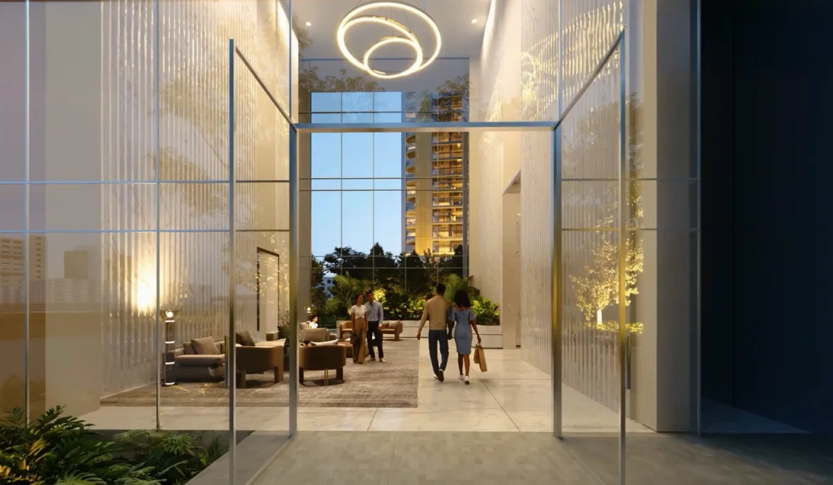 Elan The Statement elegant entrance lobby Gurgaon